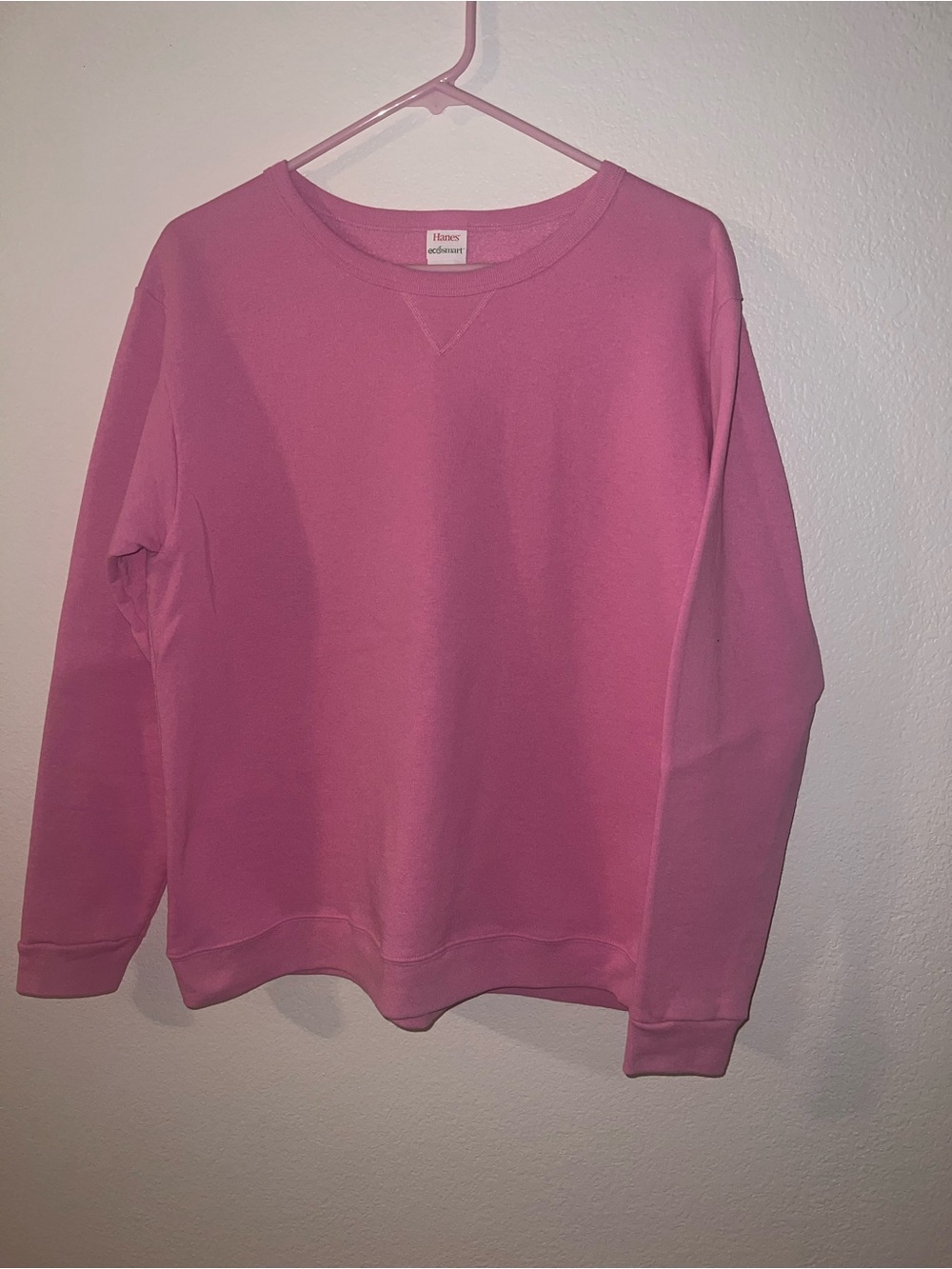 Hanes Pink Crewneck Sweatshirt - Women's